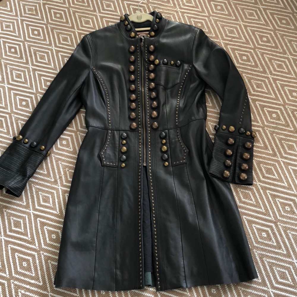 - Double D leather jacket-